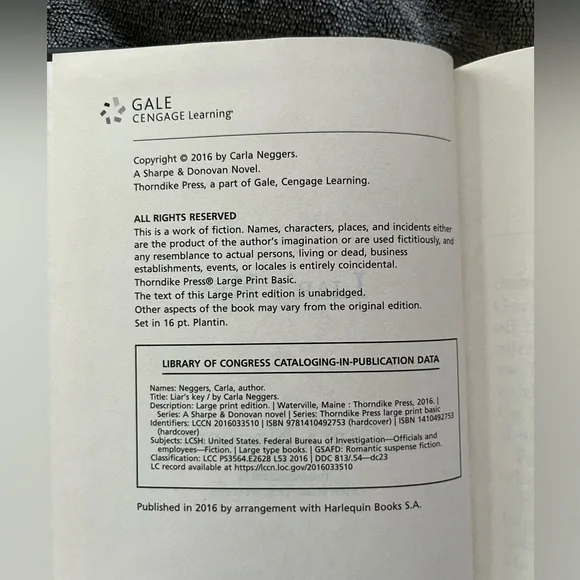 Liars key book - Picture 4 of 5